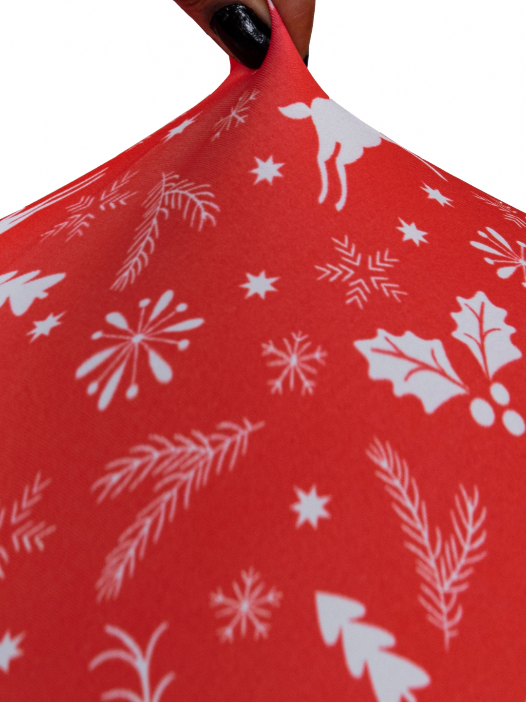 Reindeer Print Chair Cover