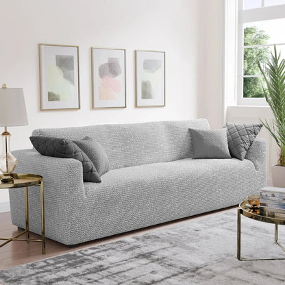 DivineTrendz™ Exclusive - Pearl Crinkle Sofa Cover