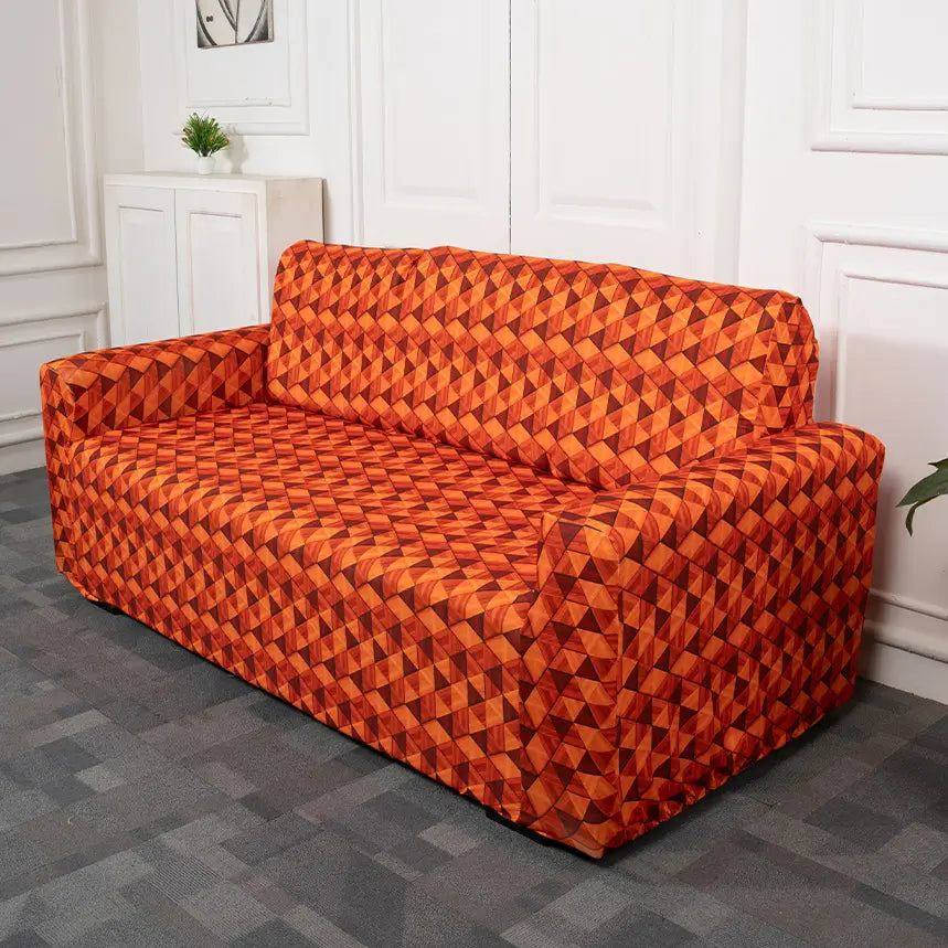 3D Pyramid Premium three seater sofa cover