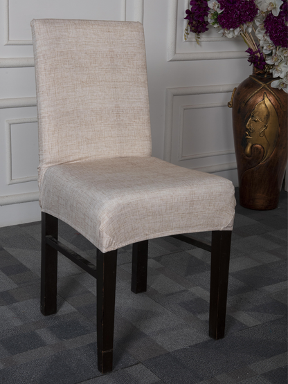 Cream Juth Chair Covers