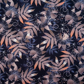 Black Leaves Design Sofa Covers