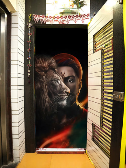 Warrior Chhatrapati Shivaji Maharaj Door Covers