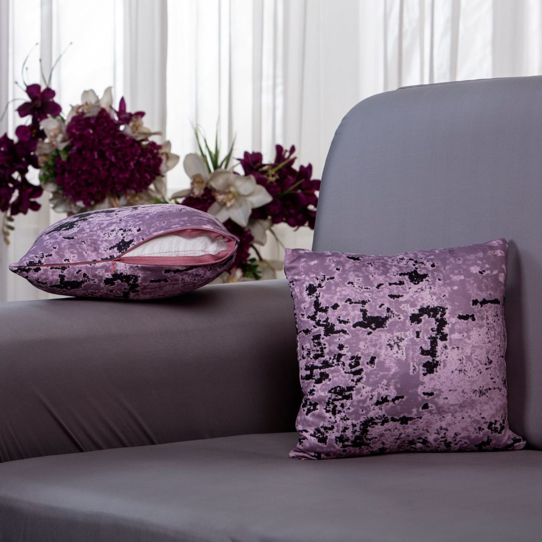 Sofa cushion cover, pillow cover set of six, center sofa cushion cover-100% splendex Machine wash cold. Wash dark colors separately. Do not soak. Do not bleach, tumble dry low, warm iron if necessary-wine tie dye cushion  cover-superi comfy-super stretchable.