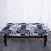 Snow Cubes Elastic Bench Cover