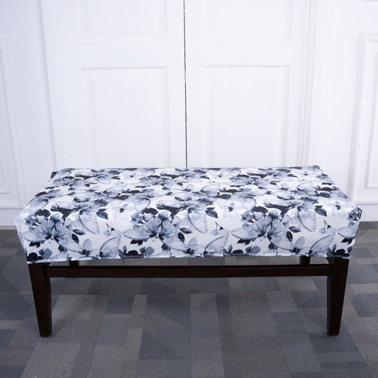 Ivory Wings Elastic Bench Cover