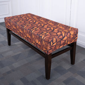 Wood Smoke Elastic Bench Cover