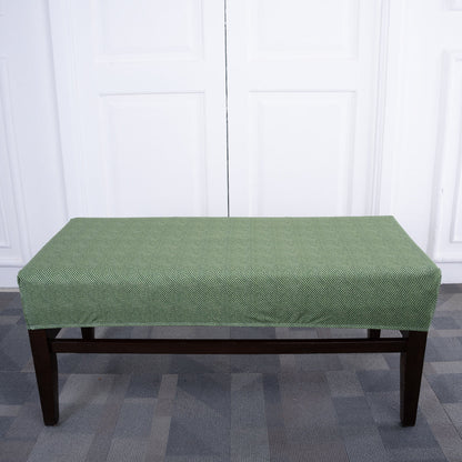 Meadow Green Elastic Bench Cover