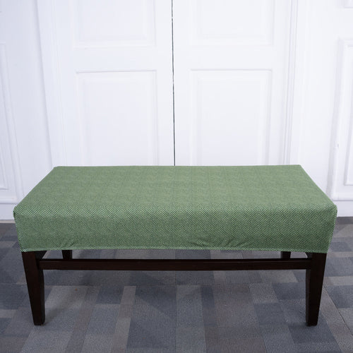 Meadow Green Elastic Bench Cover