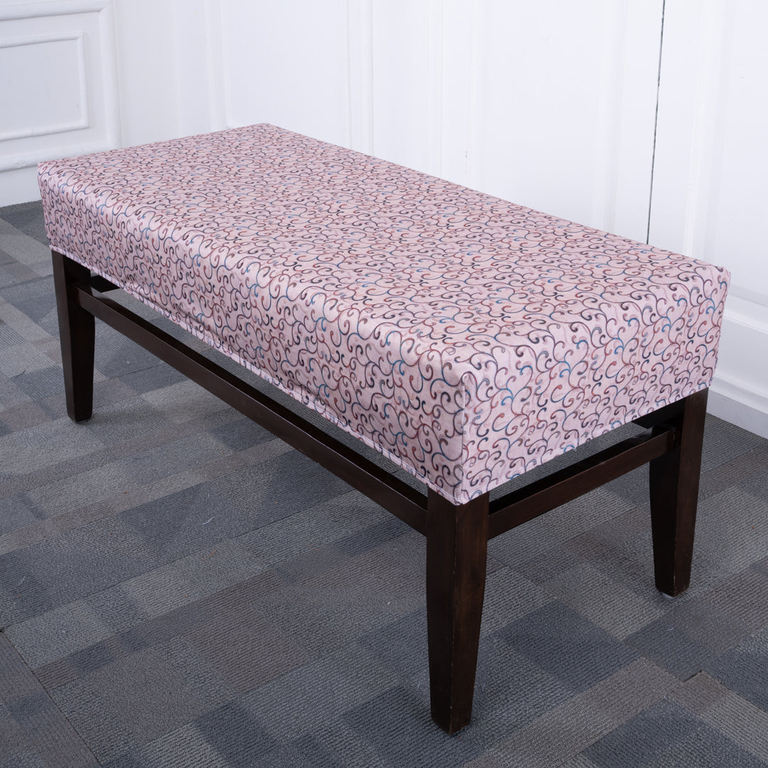 Daisy Delight Elastic Bench Cover