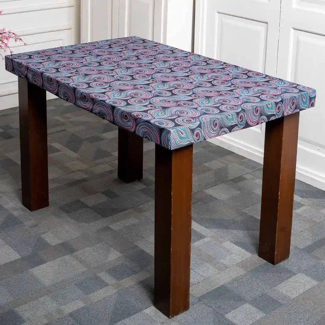 DivineTrendz Exclusive - Martiangle Dots Elastic Table Cover