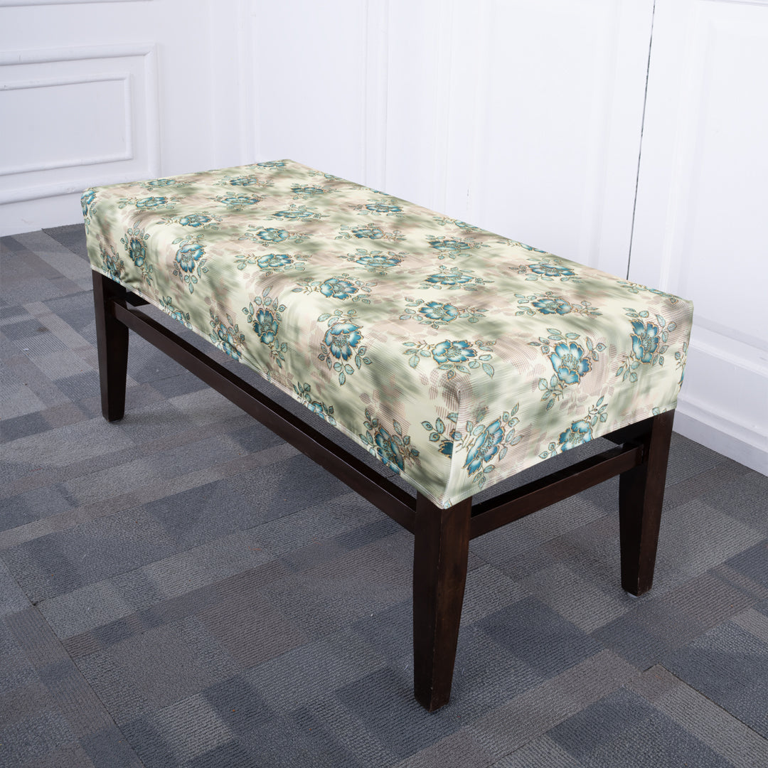 Pistachio Elastic Bench Cover