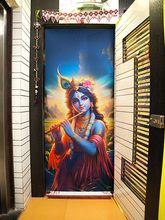 Lord Hari Govinda Krishna Door Covers