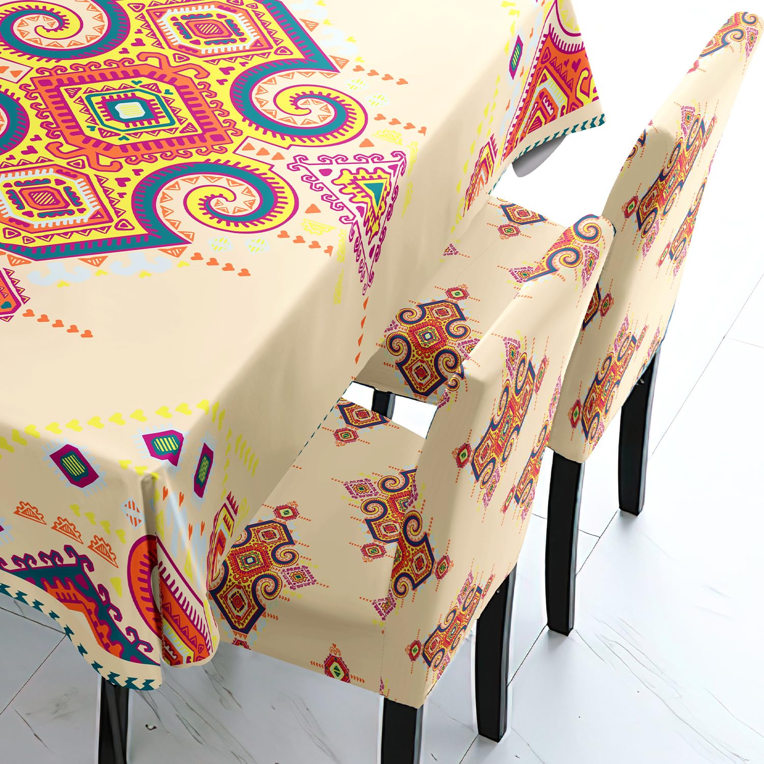 Rangoli Prints Chair & Table Cover