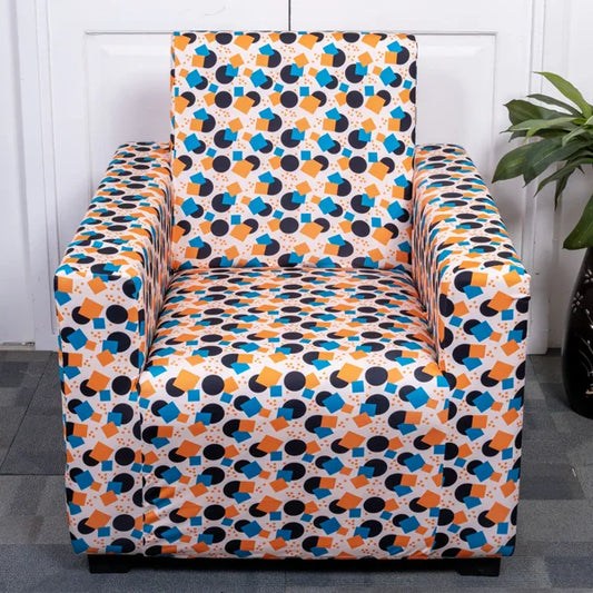 Abstract Geometry Elastic Sofa Slipcovers