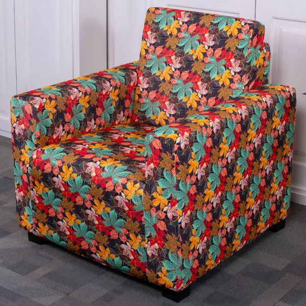 Autumn Leaves Designers One Seater Sofa Covers