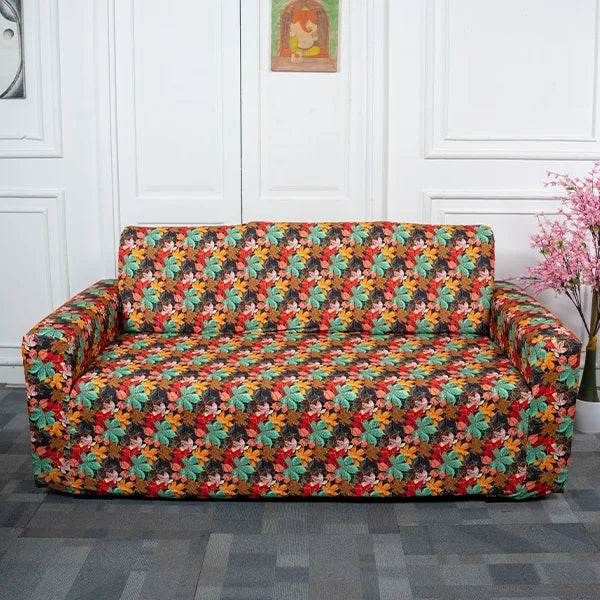 Autumn Leaves Designers 3 Seater Sofa cover