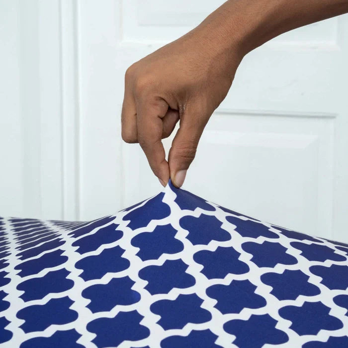  Blue Diamond Stretchable Table Cover