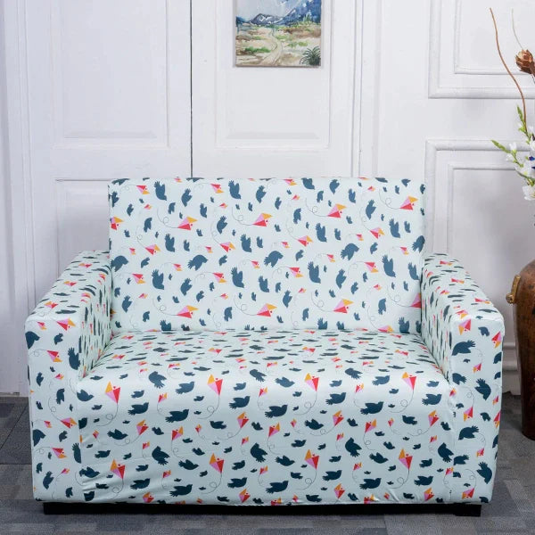 Birds & Kites two seater sofa cover