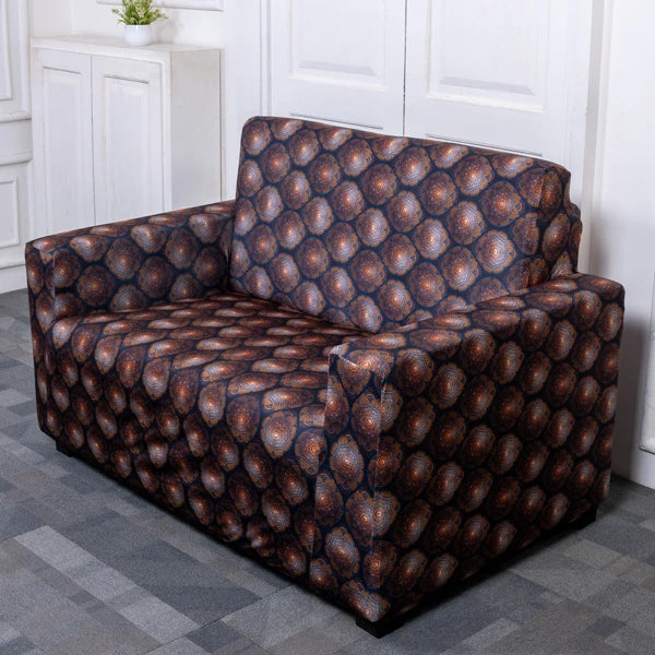 Black Butta sofa cover 2 seater