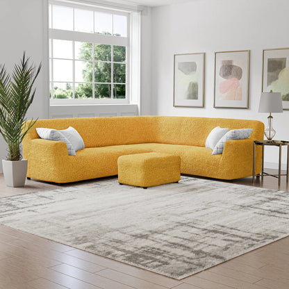 DivineTrendz™ Exclusive - Mango Crinkle Sofa Cover