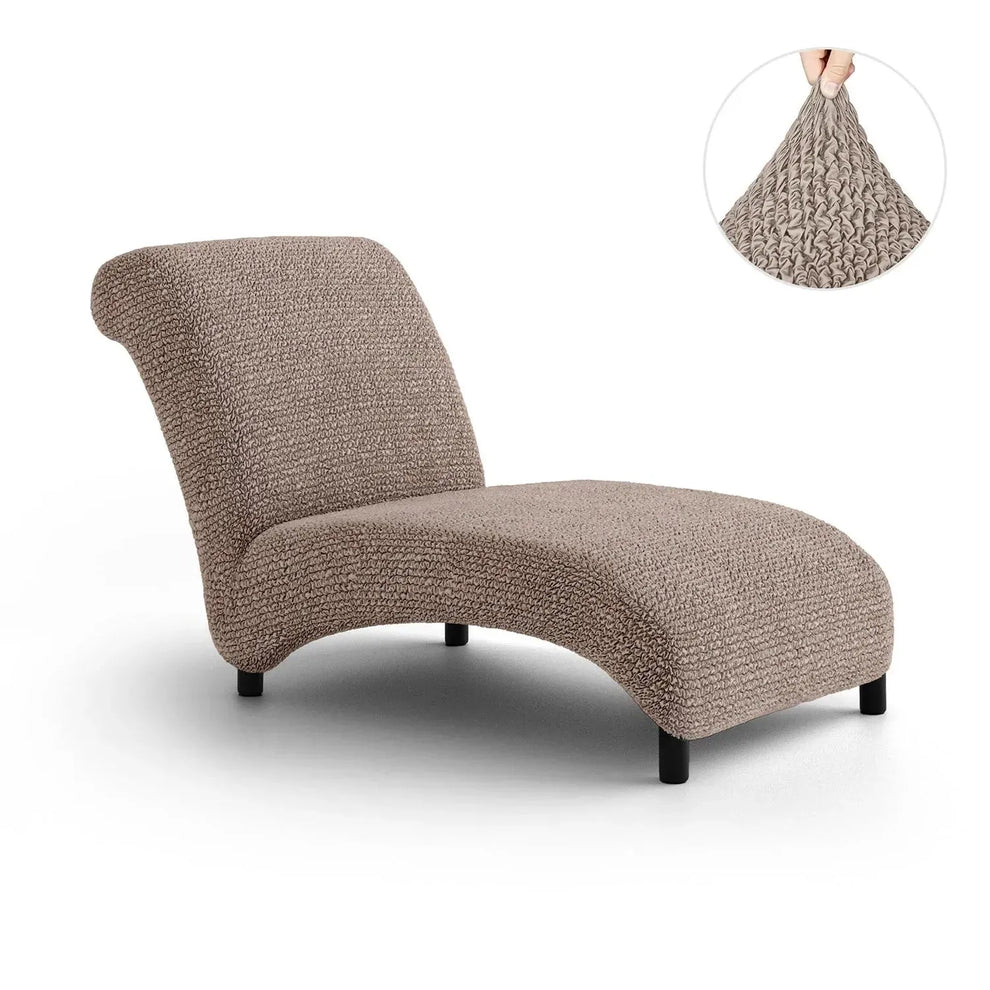 DivineTrendz™ Exclusive - Choco Luxe Crinkle Chaise Lounge cover