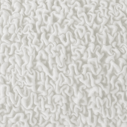 DivineTrendz™ Exclusive - White Luxe Crinkle Cushion Cover