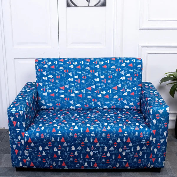 Christmas Snow  design 2 seater sofa cover