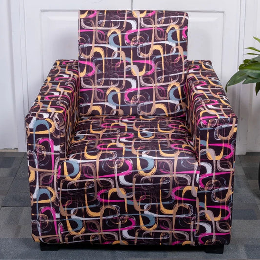 Colorful maze Sofa Cover