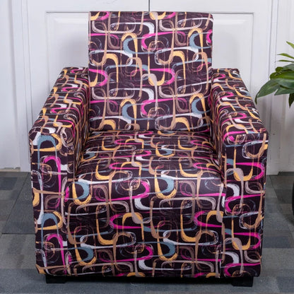 Colorful maze Sofa Cover