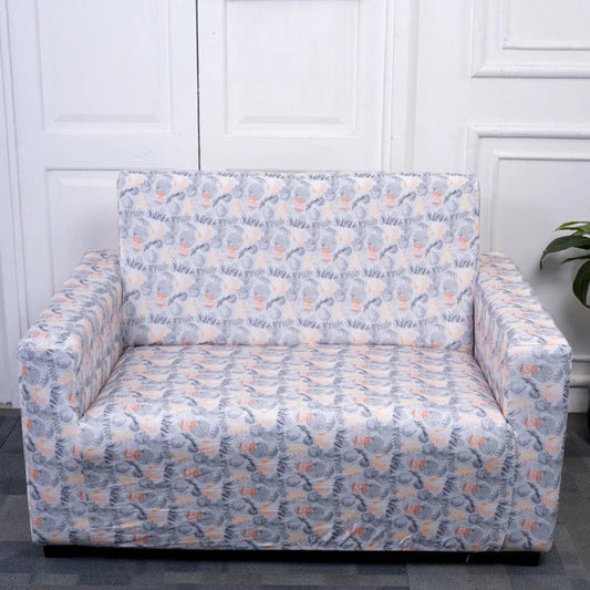 Cream Leaves  sofa tow seater