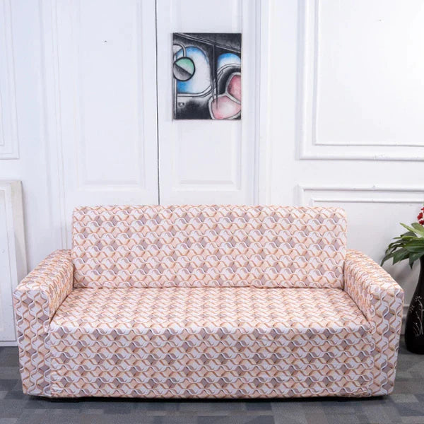 Cream Ribbons 3 Seater sofa cover