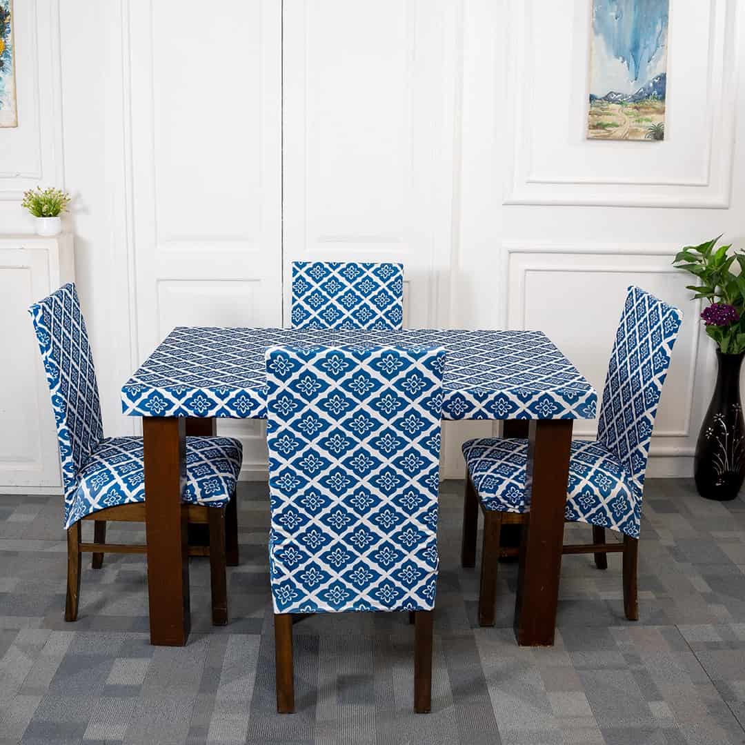  Traditional blossom Elastic Chair Table Covers