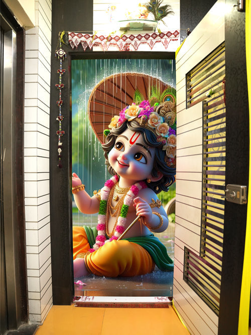 Lord Murari Krishna Door Covers