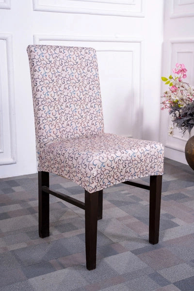 Daisy Delight Elastic Dining Chair Cover Set