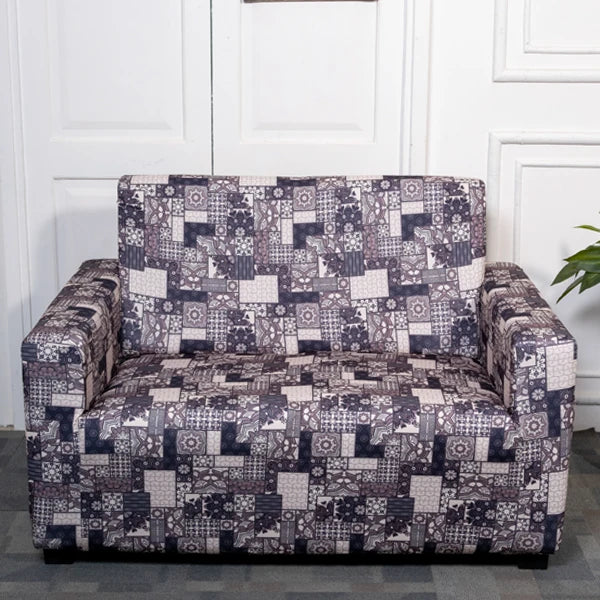 Dutch Tile two Seater Sofa Cover