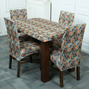 Floral Bliss Dining Table Chair Covers