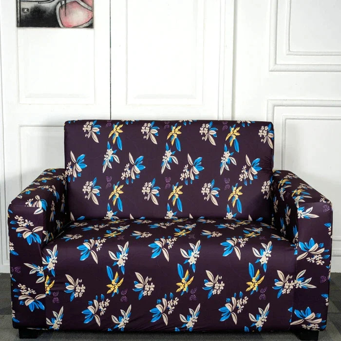 floral print 2 seater sofa cover