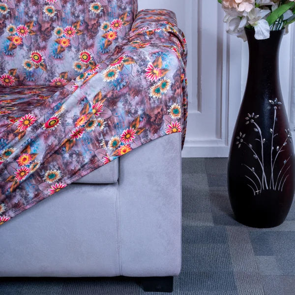 Floral Bliss Elastic Sofa Cover