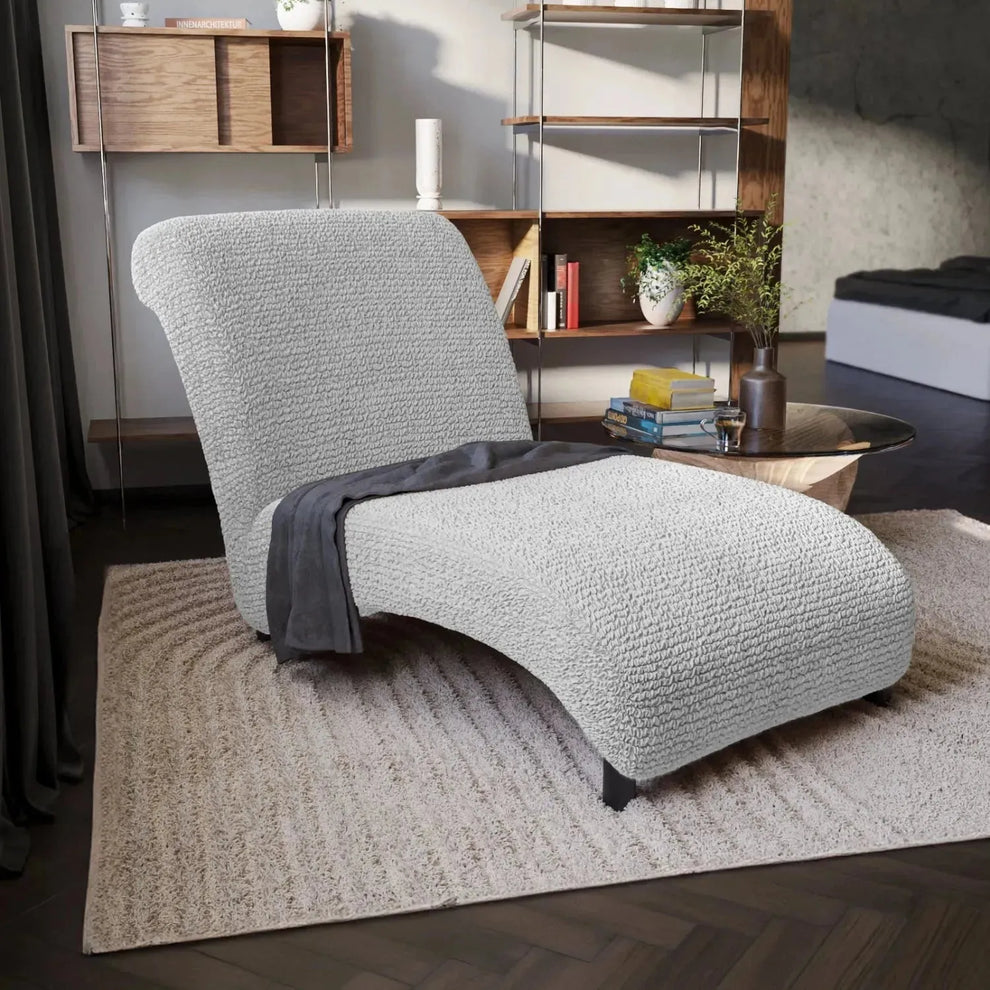 DivineTrendz™ Exclusive - Pearl Luxe Crinkle Chaise Lounge cover