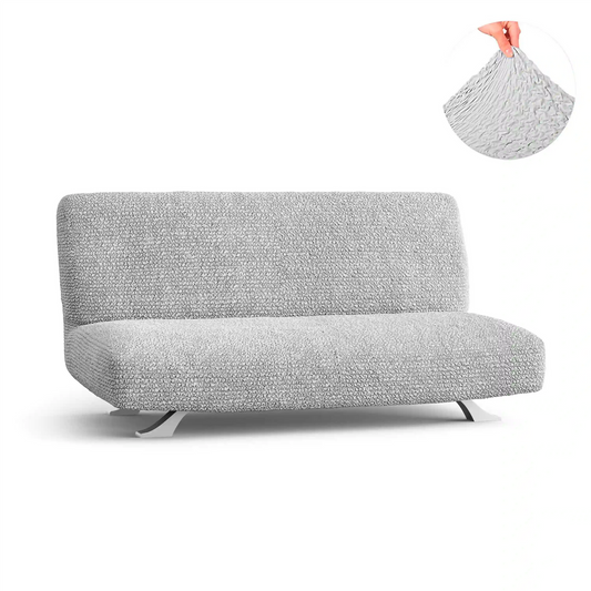 DivineTrendz™ Exclusive - Pearl Luxe Crinkle Futon Cover