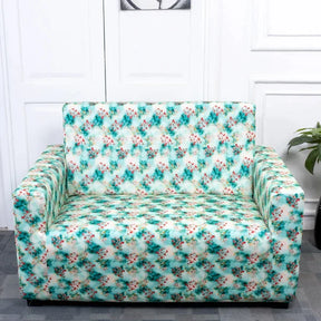 Green Tulip Sofa Cover 2 Seater