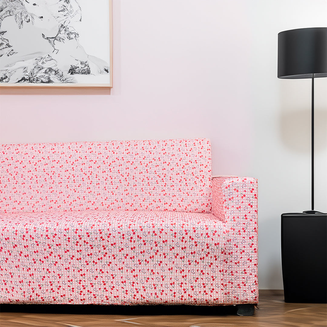 Kawaii Cherry Elastic Sofa Slipcover