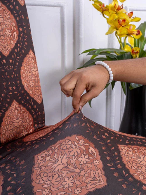 Jaipuri Print Stretchable Chair Covers