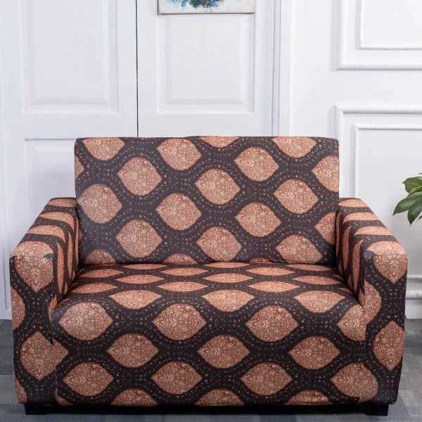 Jaipuri Print 2 seater sofa cover 