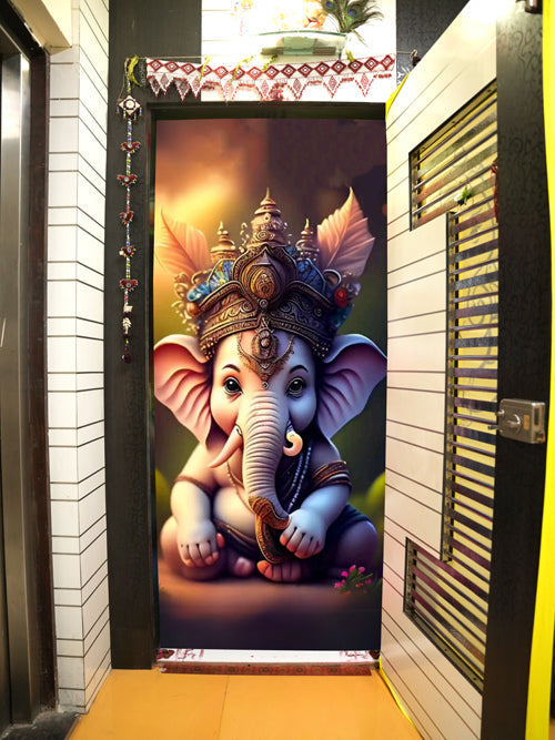 Lord Vighneshvara Ganesha Door Covers