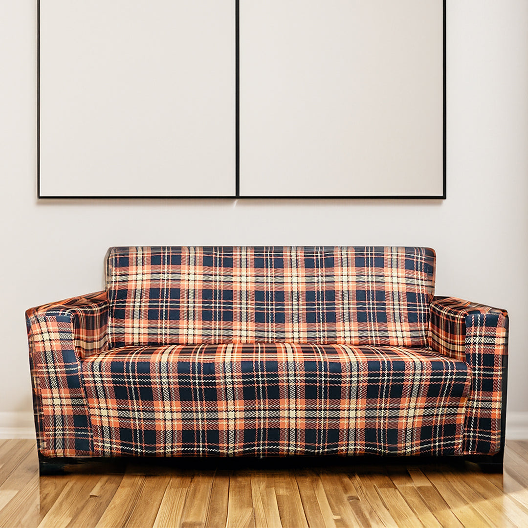 Madra Plaid Elastic Sofa Slipcover