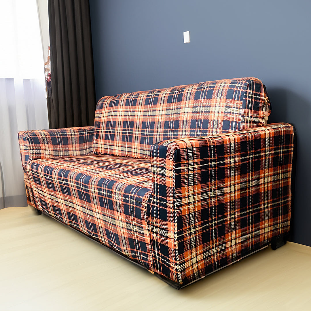 Madra Plaid Elastic Sofa Slipcover