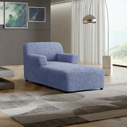 DivineTrendz™ Exclusive - Blue Luxe Crinkle Chaise Lounge cover