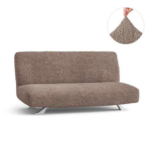 DivineTrendz™ Exclusive - Choco Luxe Crinkle Futon Cover