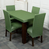 Meadow Green Dining Table Chair Covers
